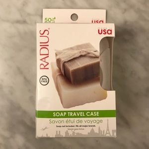 NWT soap travel case (clear)